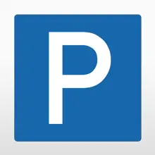 Samolepiace protišmykové značenie na vozovku, Parkovacia plocha – PVC, modrá, 800×800 mm