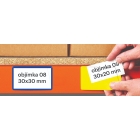 Samolepiace vrecká pre štítky – čierne, 40×120 mm, balenie 100 ks