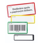 Samolepiace vrecká pre štítky – čierne, 40×120 mm, balenie 100 ks