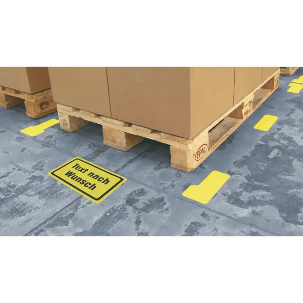 Samolepiace značenie skladovacích miest – polykarbonát, červeno-biela, 120×100 mm