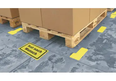 Samolepiace značenie skladovacích miest – polykarbonát