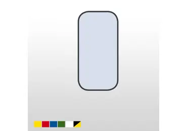 Samolepiace značenie umiestnenia paliet WT-5110 – PVC, tvar ''obdĺžník''