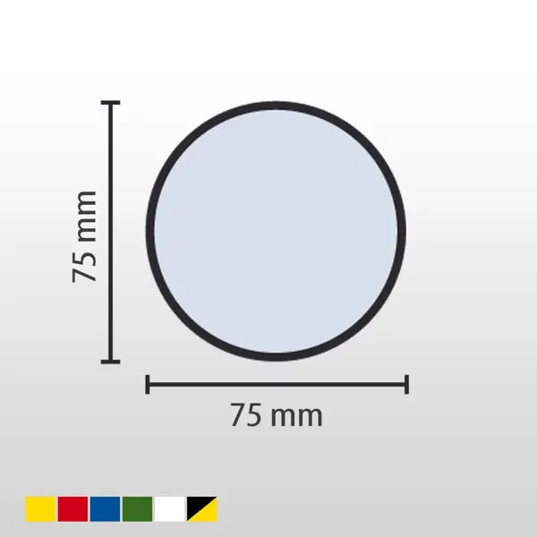 Samolepiace značenie umiestnenia paliet WT-5110, tvar 