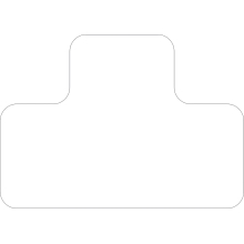 Samolepiace značenie umiestnenia paliet WT-5110, tvar 