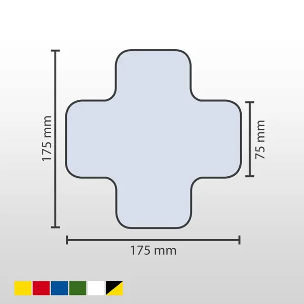 Samolepiace značenie umiestnenia paliet WT-5110 tvar 