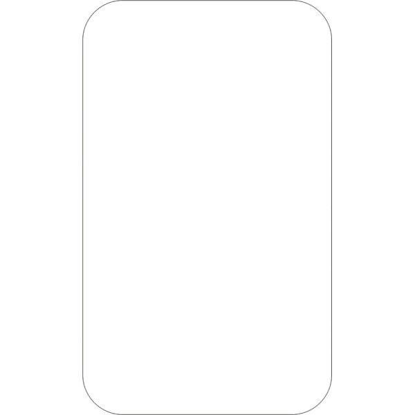 Samolepiace značenie umiestnenia paliet WT-5210, tvar ''obdĺžník'' – polyester, biela, 125×75 mm, balenie 25 ks