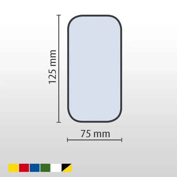Samolepiace značenie umiestnenia paliet WT-5610, tvar 