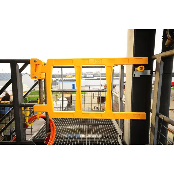 Samouzatváracia bezpečnostná bránka SafeGate – žltá, 560 mm