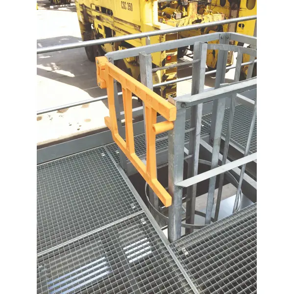 Samouzatváracia bezpečnostná bránka SafeGate – žltá, 560 mm