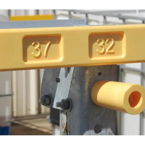 Samouzatváracia bezpečnostná bránka SafeGate – žltá, 690 mm
