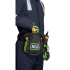 Samouzatváracie puzdro NLG s nosnosťou 5 kg – nylon, zeleno-čierna, 250×200×100 mm