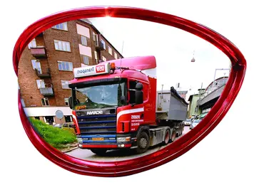 Širokouhlé zrkadlo Explorer Premium, uhol 180° – akrylát