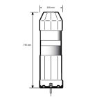 Smerové stĺpiky Balisety J12 – pr.200 × 735 mm, zelená