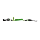 Špirálová upevňovacia šnúra NLG Lanyard, malá – plast, zelená