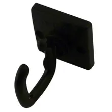 Spojovací článok plastových reťazí, typ háčik – čierna