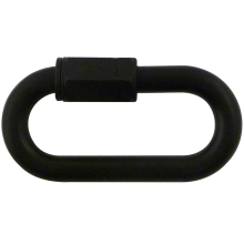 Spojovací článok plastových reťazí, typ karabína – plast, červená, balenie 4 ks