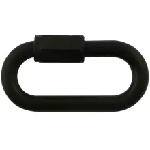 Spojovací článok plastových reťazí, typ karabína – plast, červená, balenie 4 ks