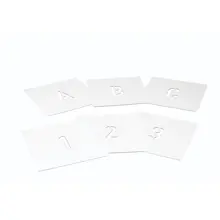Striekacia šablóna – plast, "8", výška znakov 50 mm