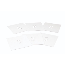 Striekacia šablóna – plast, "A", výška znakov 50 mm