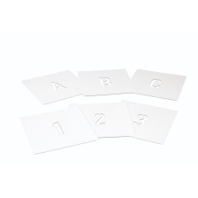 Striekacia šablóna – plast, "J", výška znakov 200 mm