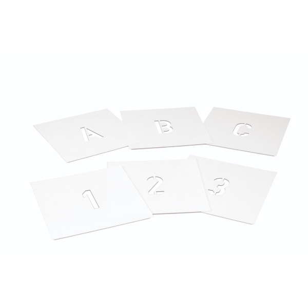 Striekacia šablóna – plast, "N", výška znakov 50 mm