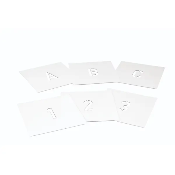 Striekacia šablóna – plast, "-", výška znakov 100 mm