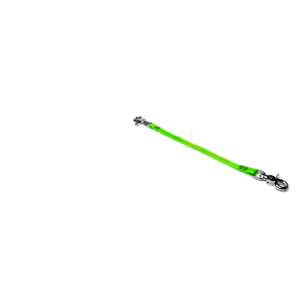 Textilný závesný popruh NLG Lanyard s nosnosťou do 5 kg – nylon, zelená, dĺžka 250 mm