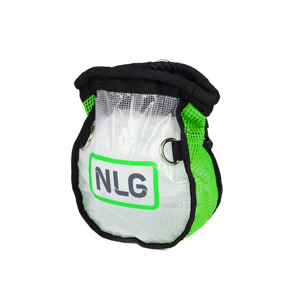 Transparentné samouzatváracie puzdro NLG s nosnosťou 5 kg – plast, zeleno-čierna, 250×200×100 mm