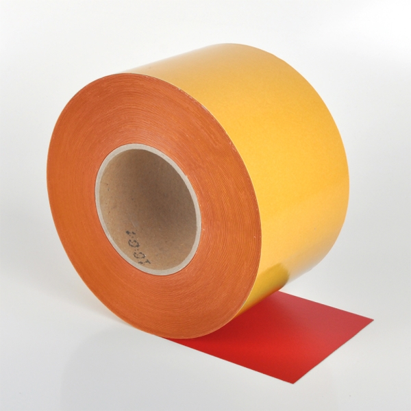 Univerzálna podlahová páska WT-5125 – PVC, červená, 100 mm × 25 m