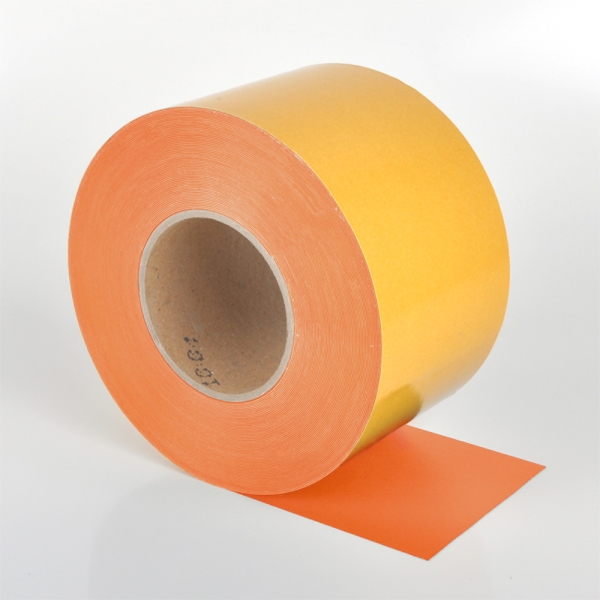 Univerzálna podlahová páska WT-5125 – PVC, oranžová, 100 mm × 25 m