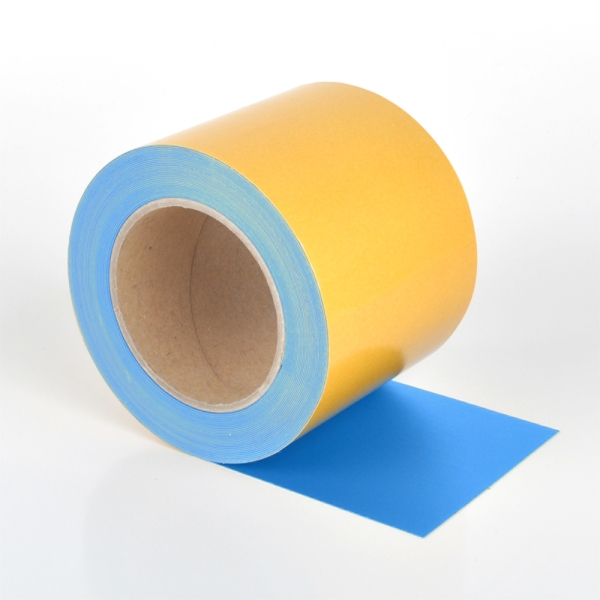 Univerzálna podlahová páska WT-5125 – PVC, svetlo modrá, 100 mm × 10 m