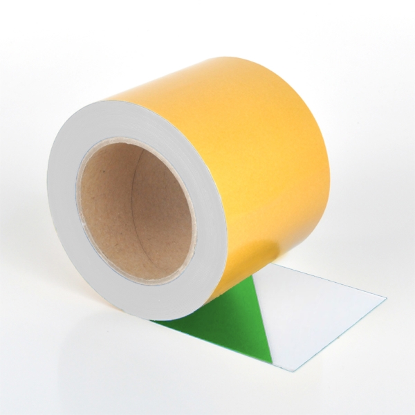 Univerzálna podlahová páska WT-5125 – PVC, zeleno-biela, 100 mm × 10 m