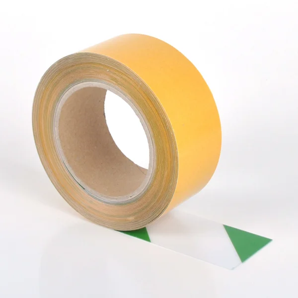 Univerzálna podlahová páska WT-5125 – PVC, zeleno-biela, 50 mm × 10 m