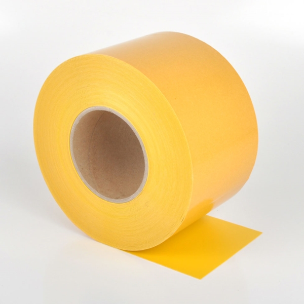 Univerzálna podlahová páska WT-5125 – PVC, žltá, 100 mm × 25 m