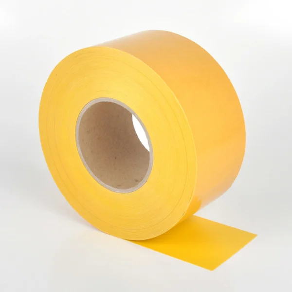 Univerzálna podlahová páska WT-5125 – PVC, žltá, 75 mm × 25 m