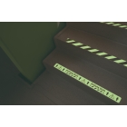 Univerzálne podlahové značenie s potlačou WT-5125, "Chránené územie ESD" – PVC, 600×50 mm