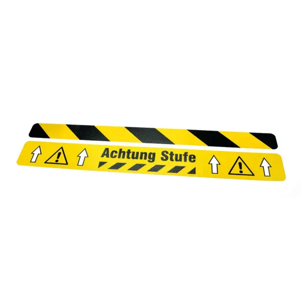 Univerzálne podlahové značenie s protišmykovým povrchom s potlačou WT-5420 – plastová fólia, "Chránené územie ESD", 5 m × 50 mm