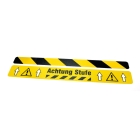 Univerzálne podlahové značenie s protišmykovým povrchom s potlačou WT-5429 – plastová fólia, "Chránené územie ESD", 5 m × 50 mm