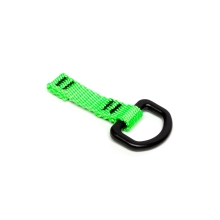 Upevňovací krúžok NLG D Ring na náradie, nevodivý – nylon, zelená