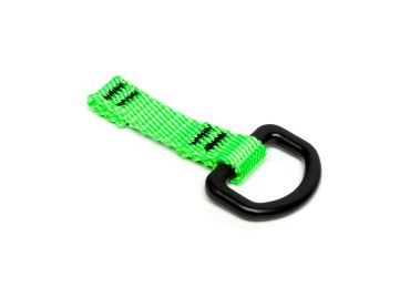 Upevňovací krúžok NLG D Ring na náradie, nevodivý – nylon, zelená