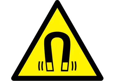 Varovné značenie – Pozor silné magnetické pole