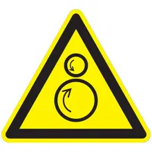 Varovné značenie, Upozornenie na protichodné rolky – protišmykové PVC, 600×520 mm