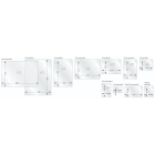 Vrecká na dokumenty, priehľadné, magnetické – 155×230 mm, A5 horizontálne, balenie 10 ks