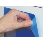 Vrecká na dokumenty, samolepiace – modrá, 215×160 mm, A5 vertikálne, balenie 10 ks