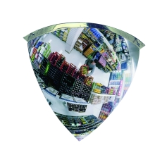 Vypuklé zrkadlo Premium – akrylát, uhol 90°, pr. 60 cm