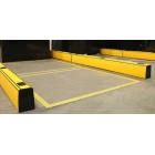 Zábrana paliet a vidlic vysokozdvižných vozíkov A-SAFE, ForkGuard Kerb Barrier – 185×130×1165 mm, čierna