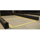 Zábrana paliet a vidlic vysokozdvižných vozíkov A-SAFE, ForkGuard Kerb Barrier – 185×130×1365 mm, čierna
