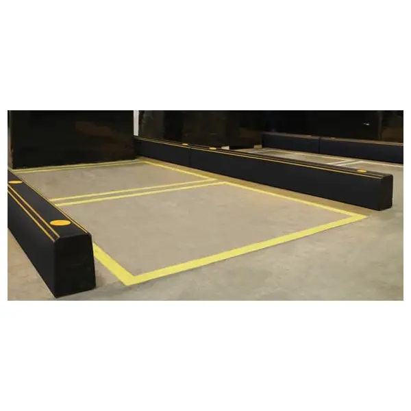 Zábrana paliet a vidlic vysokozdvižných vozíkov A-SAFE, ForkGuard Kerb Barrier – 185×130×1565 mm, čierna