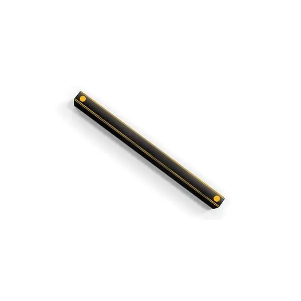 Zábrana paliet a vidlic vysokozdvižných vozíkov A-SAFE, ForkGuard Kerb Barrier – 185×130×365 mm, čierna
