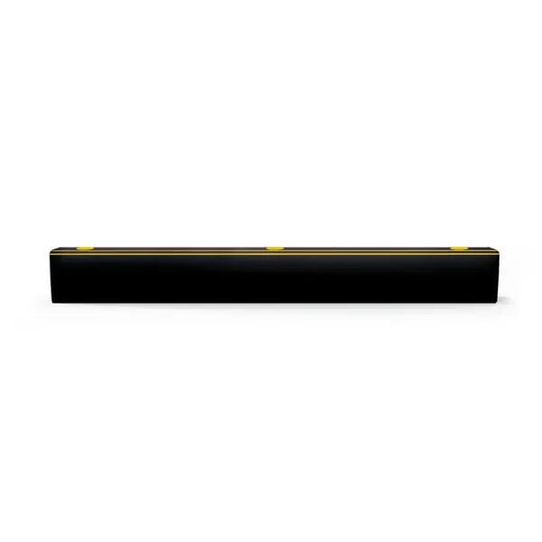 Zábrana paliet a vidlic vysokozdvižných vozíkov A-SAFE, ForkGuard Kerb Barrier – 185×130×465 mm, čierna